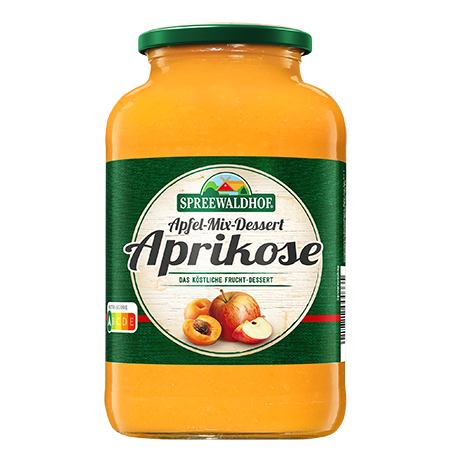 Apfel-Mix-Dessert Aprikose, 720 ml