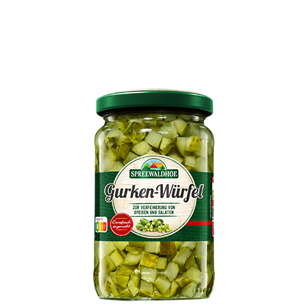 Gurken-Würfel, 370 ml